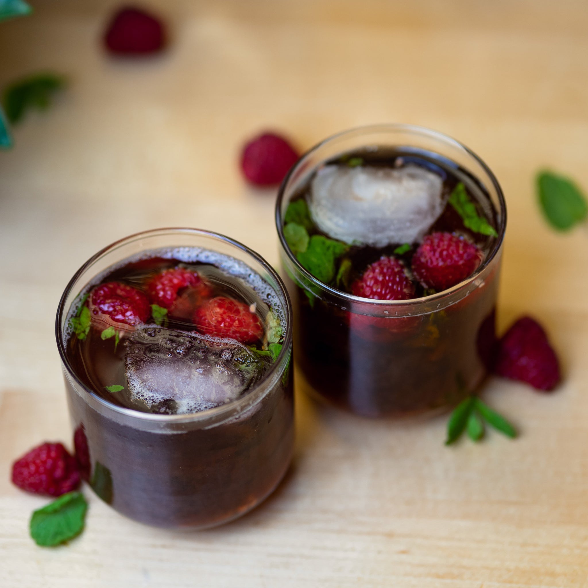 Raspberry Mint Hard Iced Tea