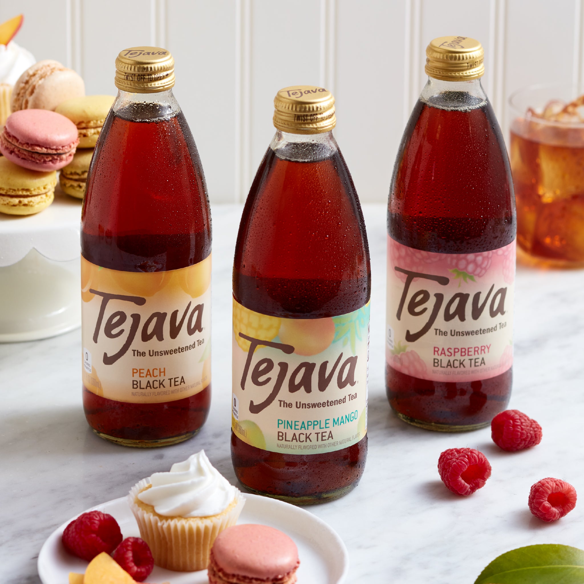 Tejava Variety Pack - Peach, Raspberry and Pineapple-Mango