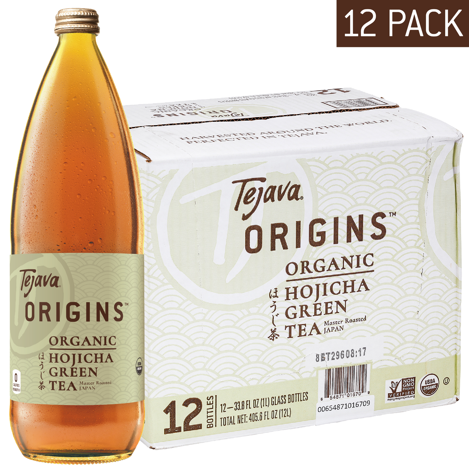Origins™ Hojicha Green Tea 1L, 12 pack